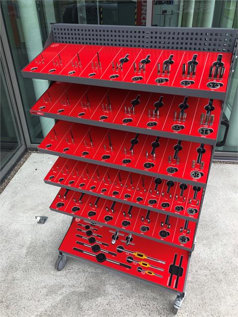 Skreddersydd hyllesystem med skråhyller